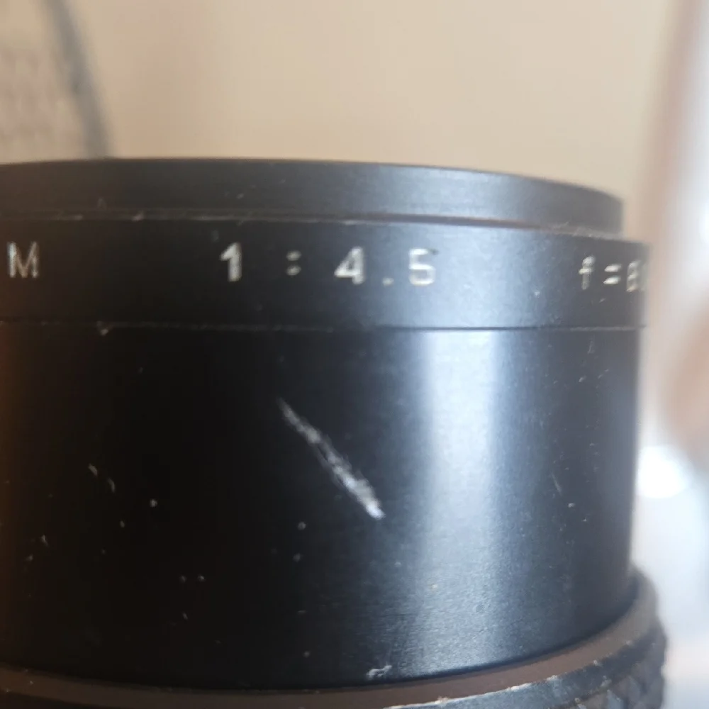 Source Unknown Black Camera Lens with Case